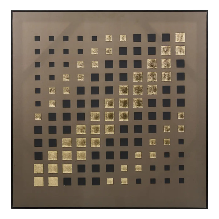 Toile Douwy 78x78cm vert foncé