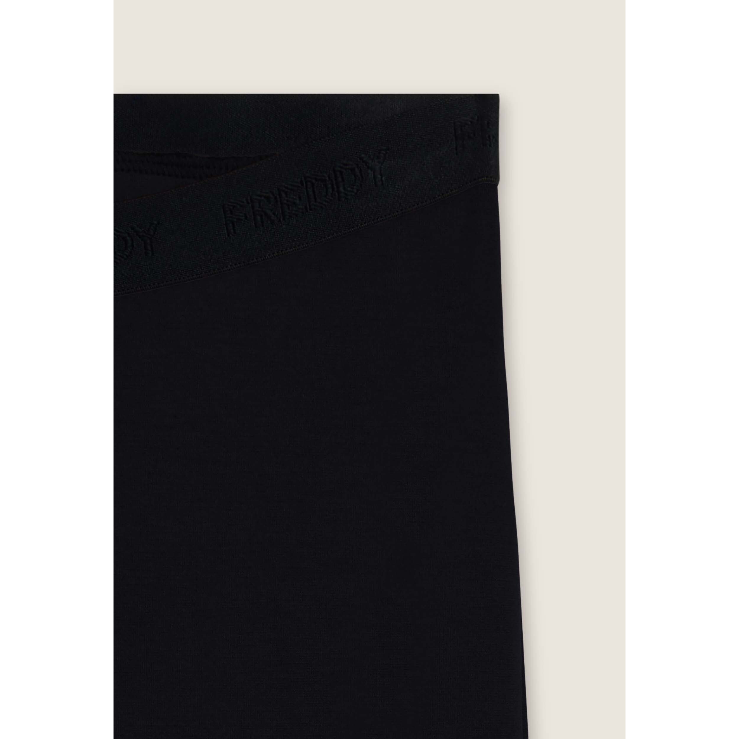 Pantaloni superflare donna vita alta