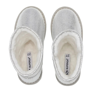 Superga - Botas Niña Gris - 4035 Microfiber Lame