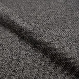 Lot de 2 chaises en tissu chiné gris foncé - Karl