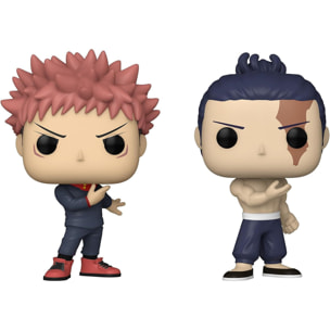 Jujutsu Kaisen Funko POP Animazione Vinile 2 Figure Itadori & Todo 9 cm