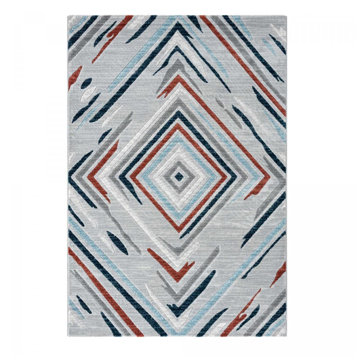 Tapis Kole, Losange géométrique multicolore