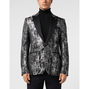 PHILIPP PLEIN Blazer All-Over Plein Dollars