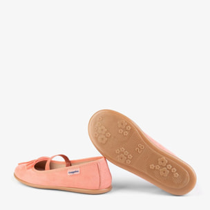 Girl's Coral Basic Ballerinas