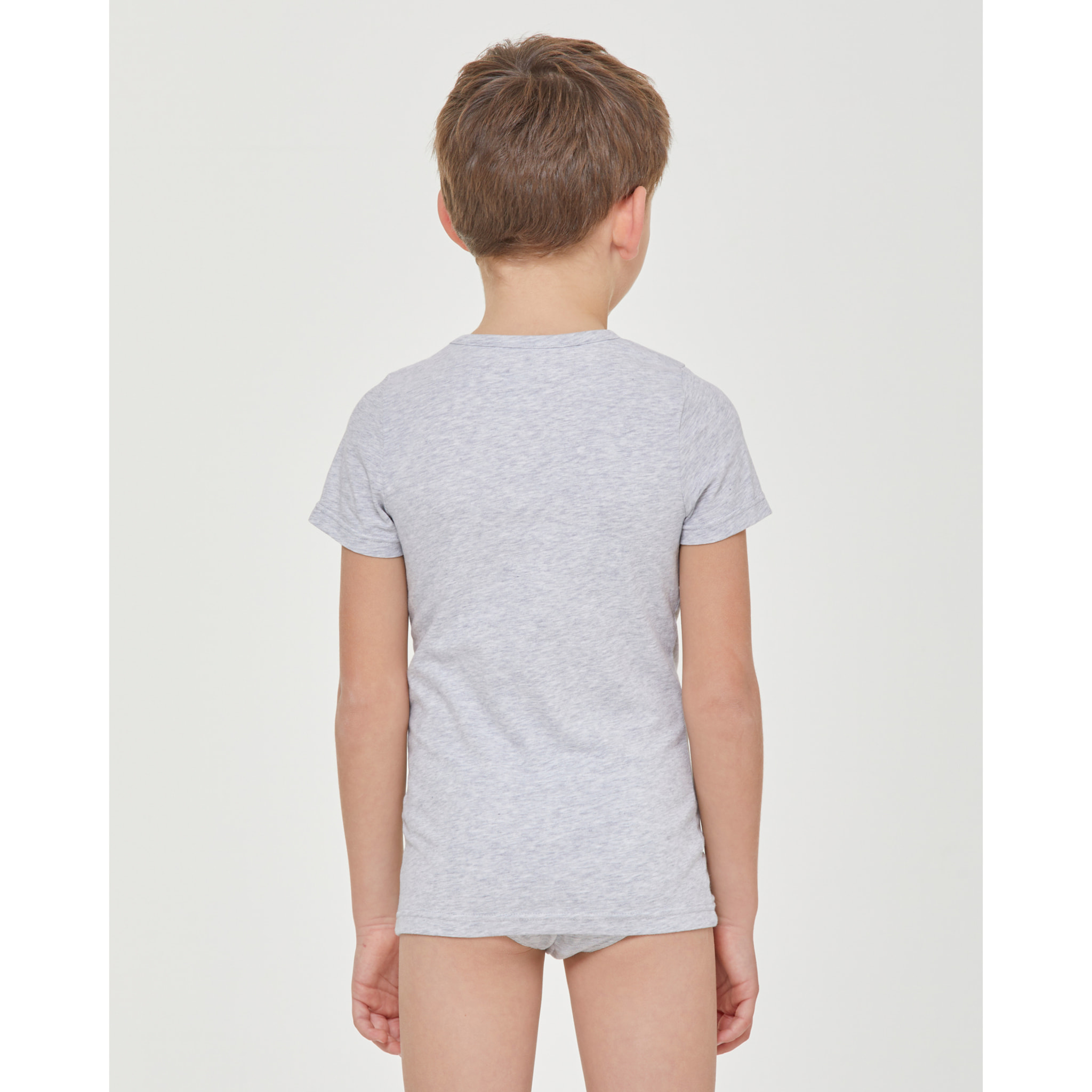 T-shirt girocollo bimbo in cotone organico
