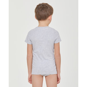 T-shirt girocollo bimbo in cotone organico