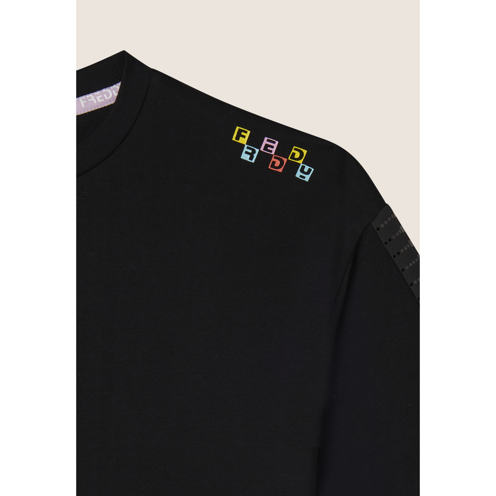 Maxi T-shirt Vestito Bambina con Tasca a Paillettes