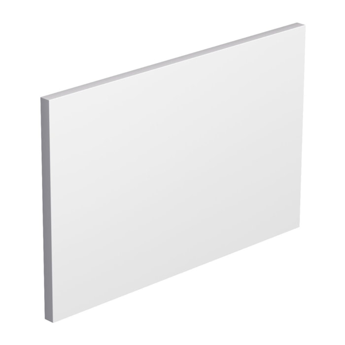 Tablier de Baignoire Blanc Mat 80x50x2.5 cm - 100% Acrylique