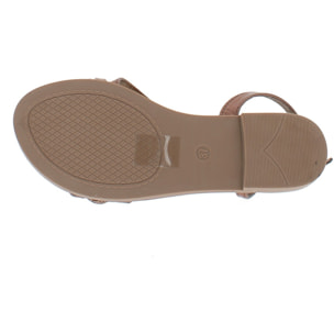 Marina Galanti Scarpe Donna Flat Braided Sandals Jewel MG 1E164 Bronze