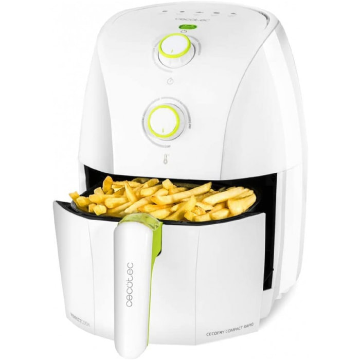 Cecotec Freidora sin aceite Airfryer Cecofry Compact Rapid White