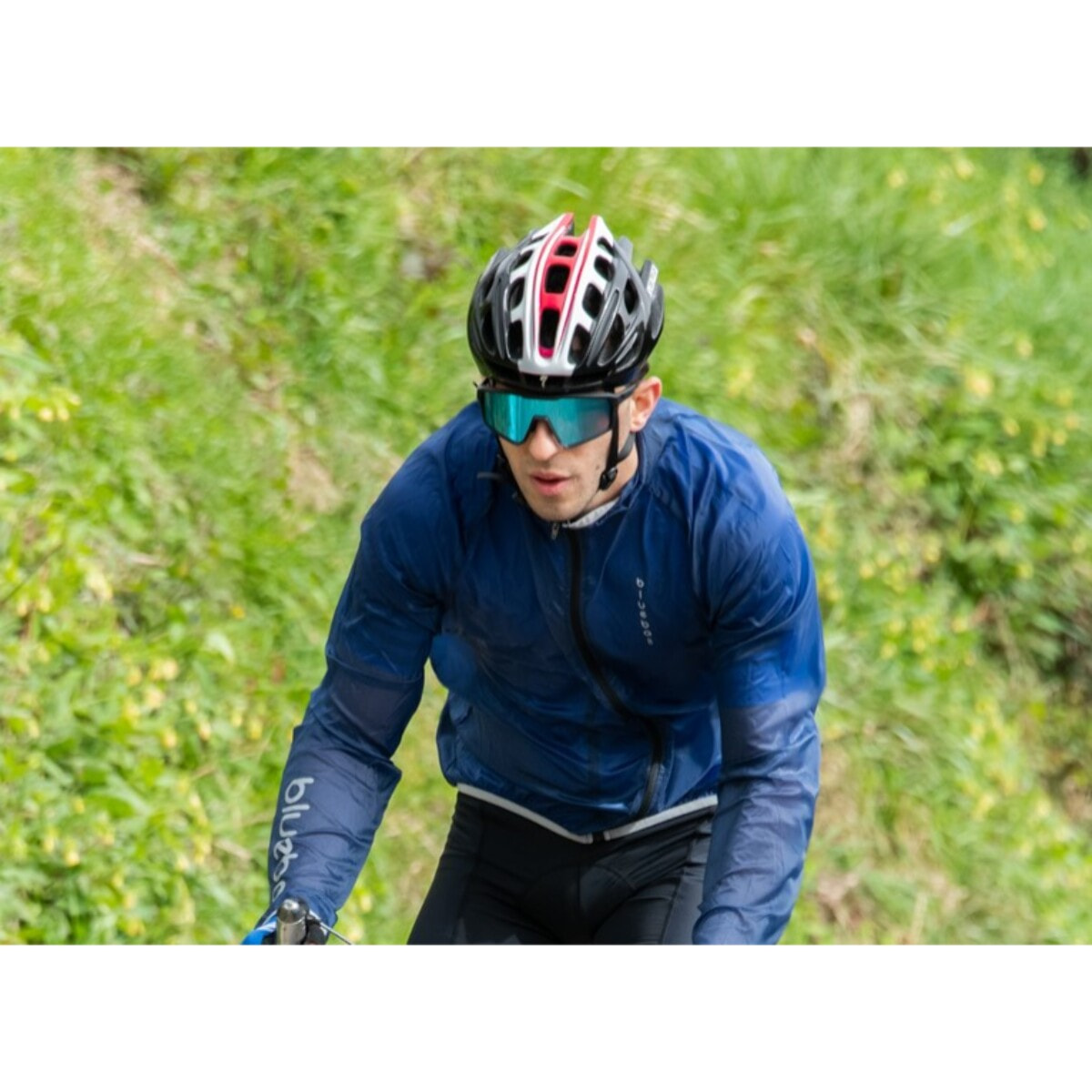 CHAQUETA DE LLUVIA CICLISMO PARA HOMBRE BLUEBALL EN AZUL