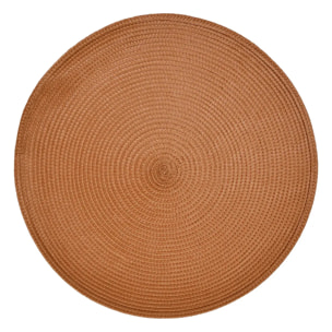 Set de table Tresse terracotta D38xH0,1cm