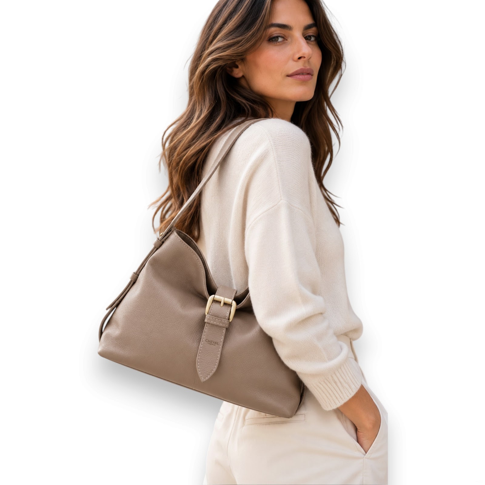 Borsa a Spalla Cheval Firenze Cloe Moka