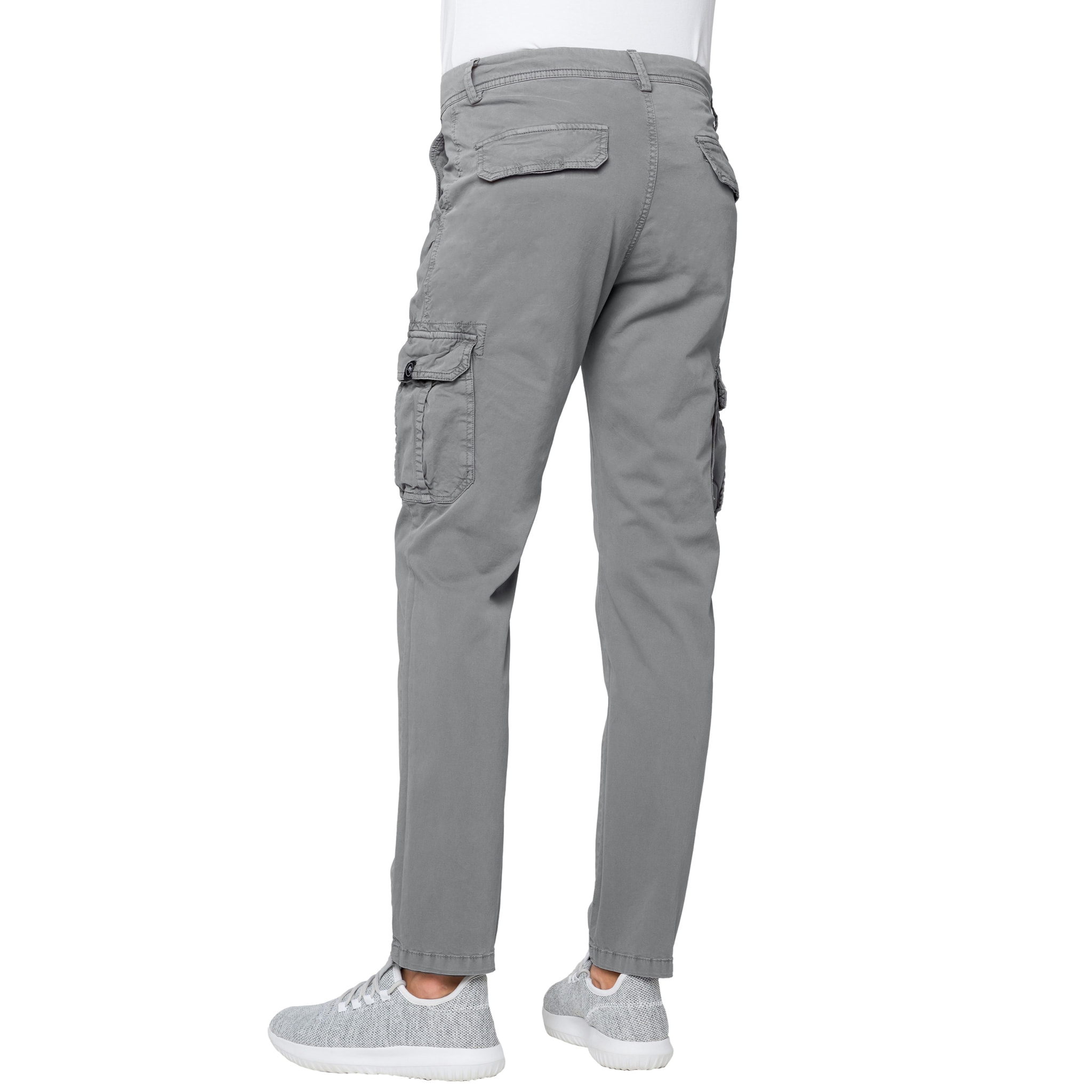 Pantalone cargo Hot Buttered Jasper grigio chiaro.