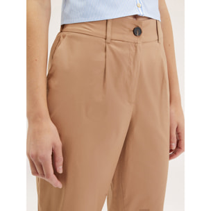 Motivi - Pantaloni baggy in cotone - Beige