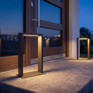 Borne solaire aluminium AXIS MINI H40CM