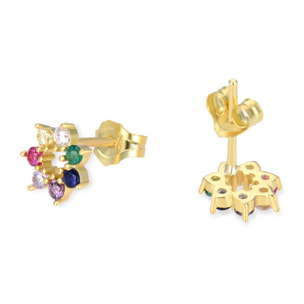 Pendientes Sywa acabado oro amarillo 18k