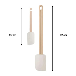 Set de 2 Maryses de pâtisserie et de cuisine 42 et 25 cm Fackelmann