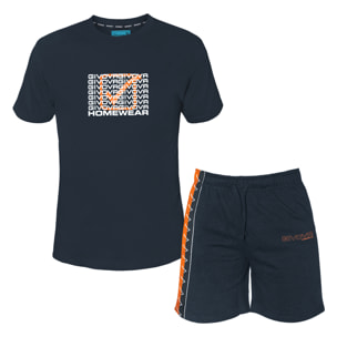 Completo Homewear Uomo Manica Corta GIVOVA Cotone