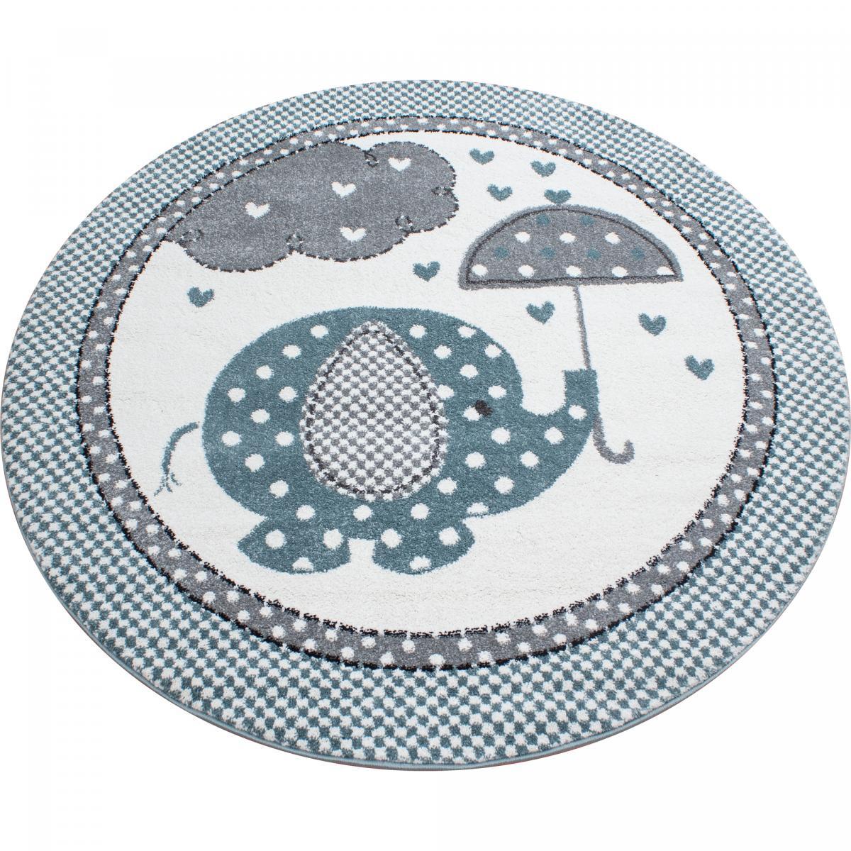 Tapis enfant tissé motif animaux PILO