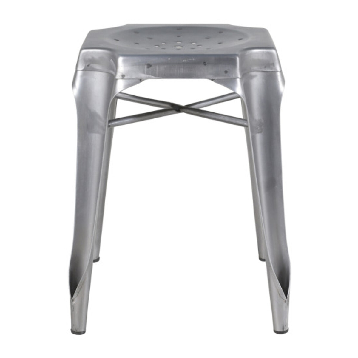 Tabouret en métal noir au style Industriel - STEAL