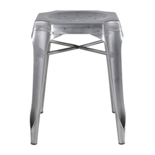 Tabouret en métal noir au style Industriel - STEAL