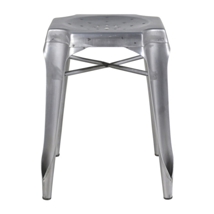 Tabouret en métal noir au style Industriel - STEAL