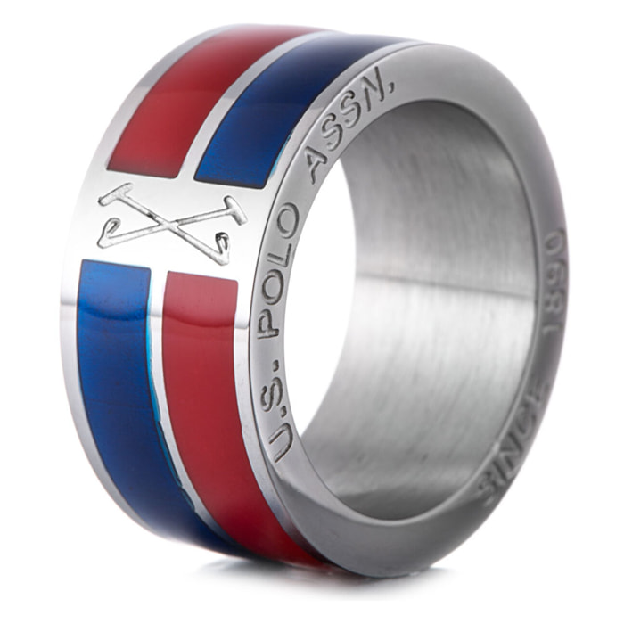 Anello U.S. Polo Assn. In acciaio