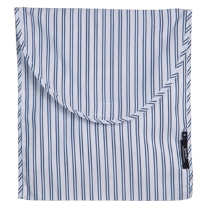 PIGIAMA UOMO in cotone righe bianche e blu