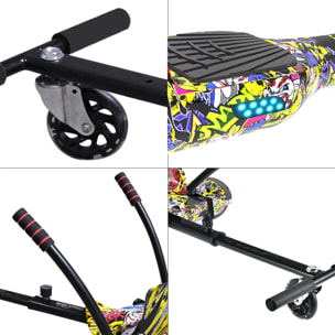 Hoverboard UrbanGlide 65 Lite + KART – 15km/h - Moteur 500W - Autonomie Jusqu'a 20 km - Pneu 6.5" Plein - Batterie 25.9V/4Ah - Poids 10Kg