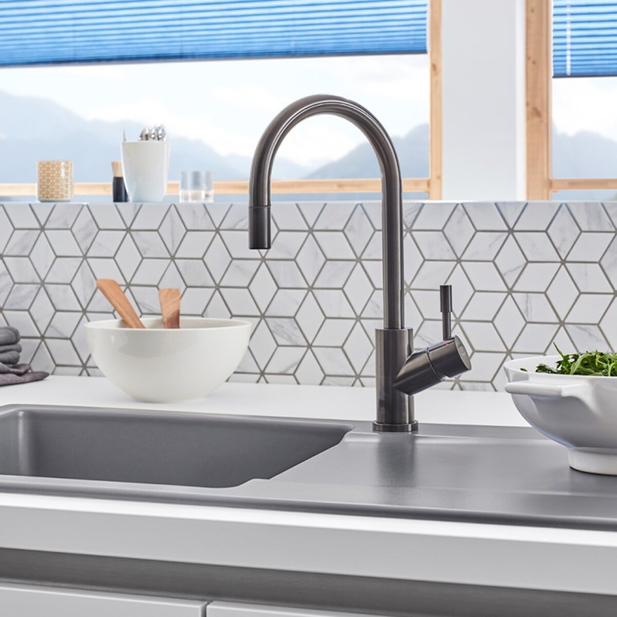 Robinet cuisine VILLEROY ET BOCH Umbrella flex