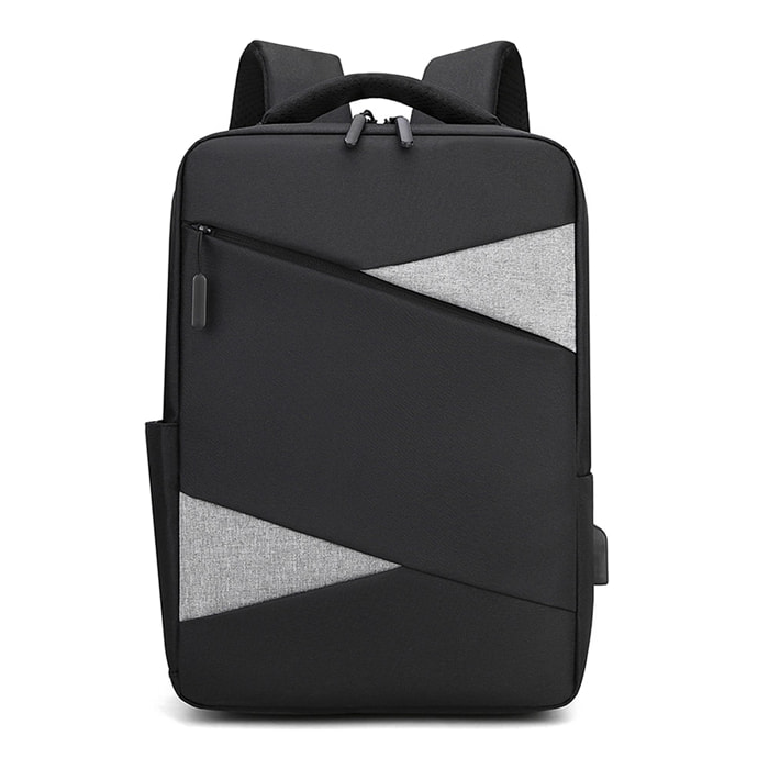 DAM Mochila para Laptop con interfaz de carga USB. 29x11x40 Cm. Color: Negro