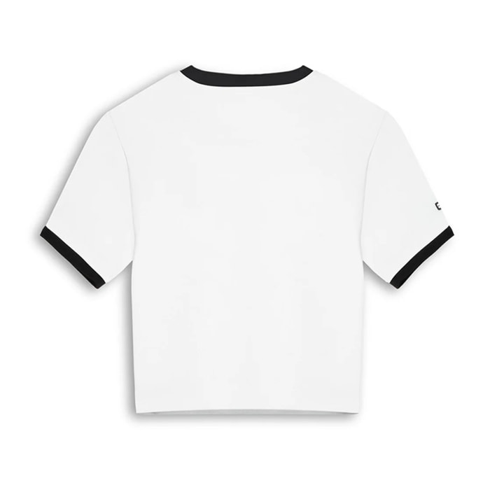 Camiseta Corta Mujer Ribbed Cropped D.Franklin