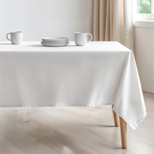 Nappe unie anti-tâches ZEN BLANC