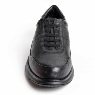 Zapato Oxford De Piel - Negro