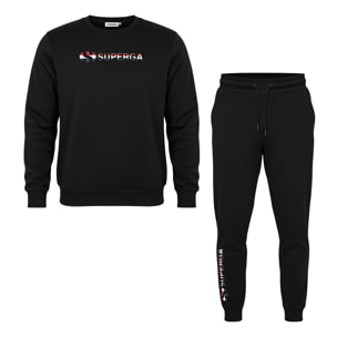 Tuta Uomo SUPERGA Cotone Felpato Girogola