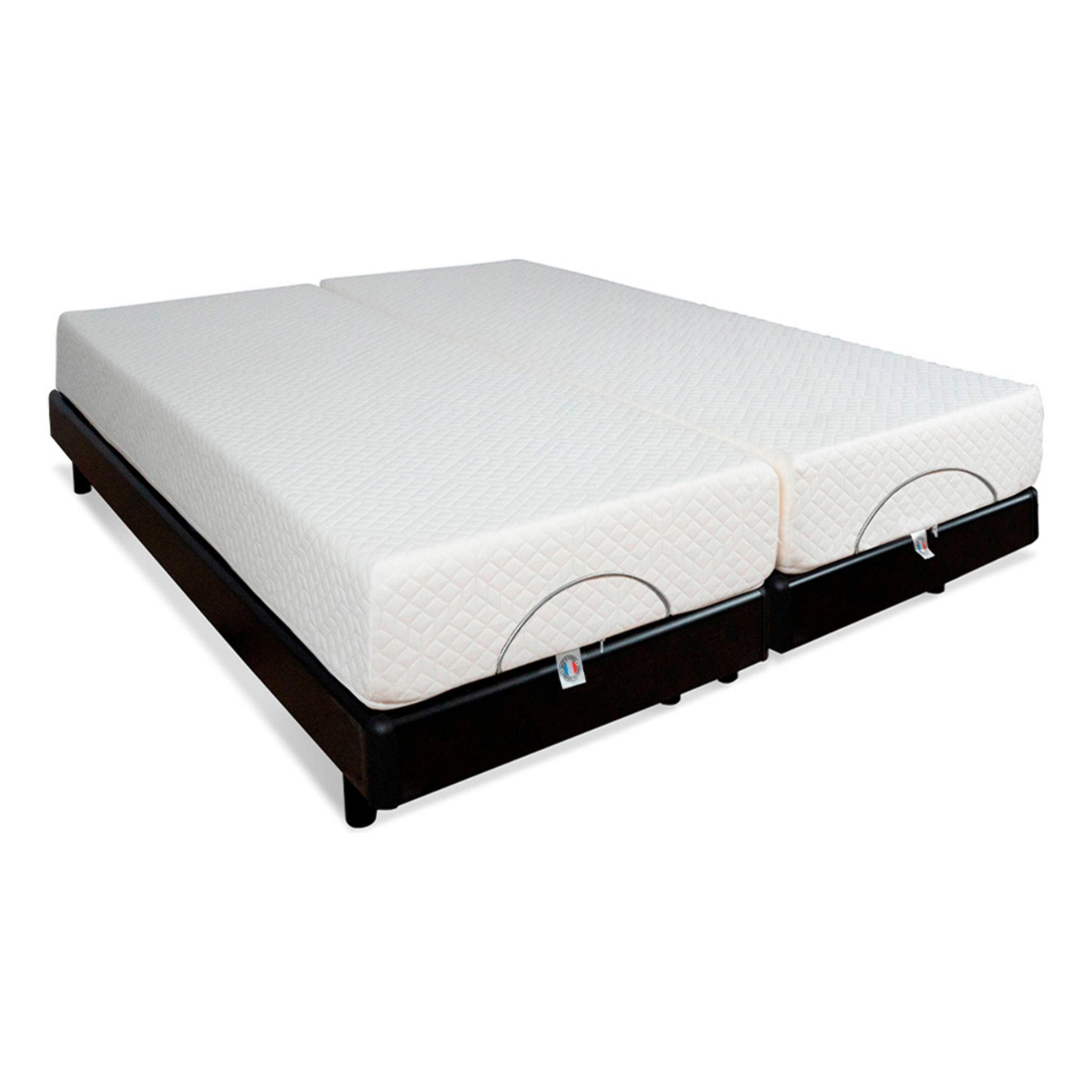 Ensemble Matelas Absolu & Sommier Électrique Bodyssoft, 21 cm, Mémoire de Forme, Technologie Hybride Lattes & Plots, Confort Personnalisé, Soutien Équilibré