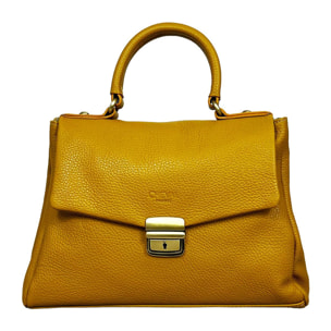 Bolso de Mano Cheval Firenze Aurora Amarillo Mostaza