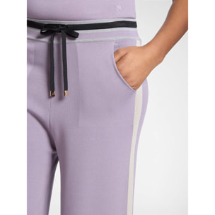 Elena Mirò - Pantaloni palazzo misto viscosa - Viola