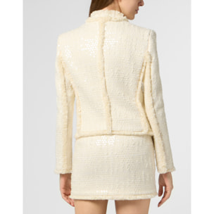 PHILIPP PLEIN Tweed Bolero Paillettes