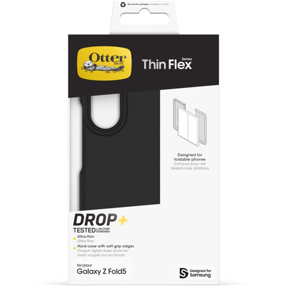 Coque OTTERBOX Z Fold 5 Thin Flex Noir