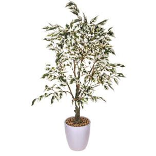 Ficus Con Vaso. Altezza 70 Cm - Pezzi 1 - 53X70X44cm - Colore: Altro - Bianchi Dino - Piante Artificiali