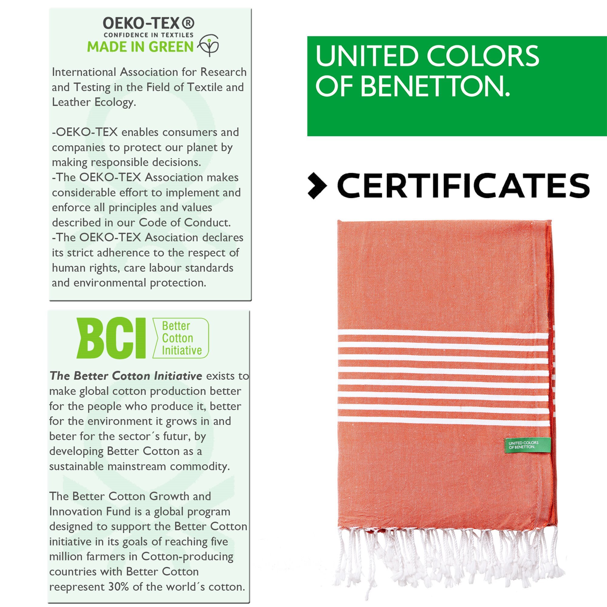 hamman- fouta rojo  benetton