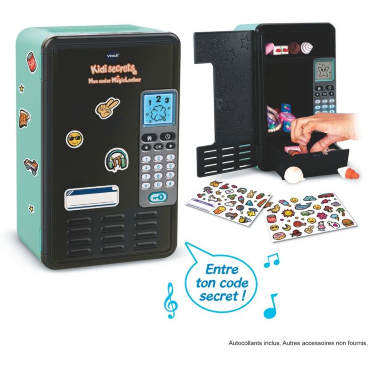 Jeu éducatif VTECH KidiSecrets-Mon casier MagicLocker noir