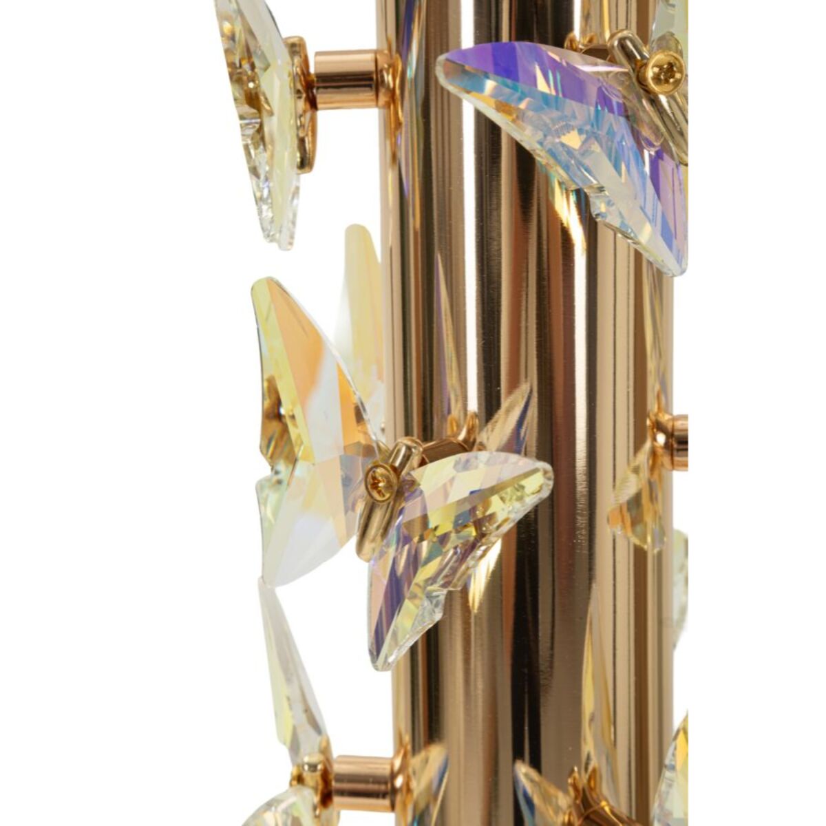 LAMPADA DA TAVOLO GOLD BUTTERFLY CM Ø 35X74