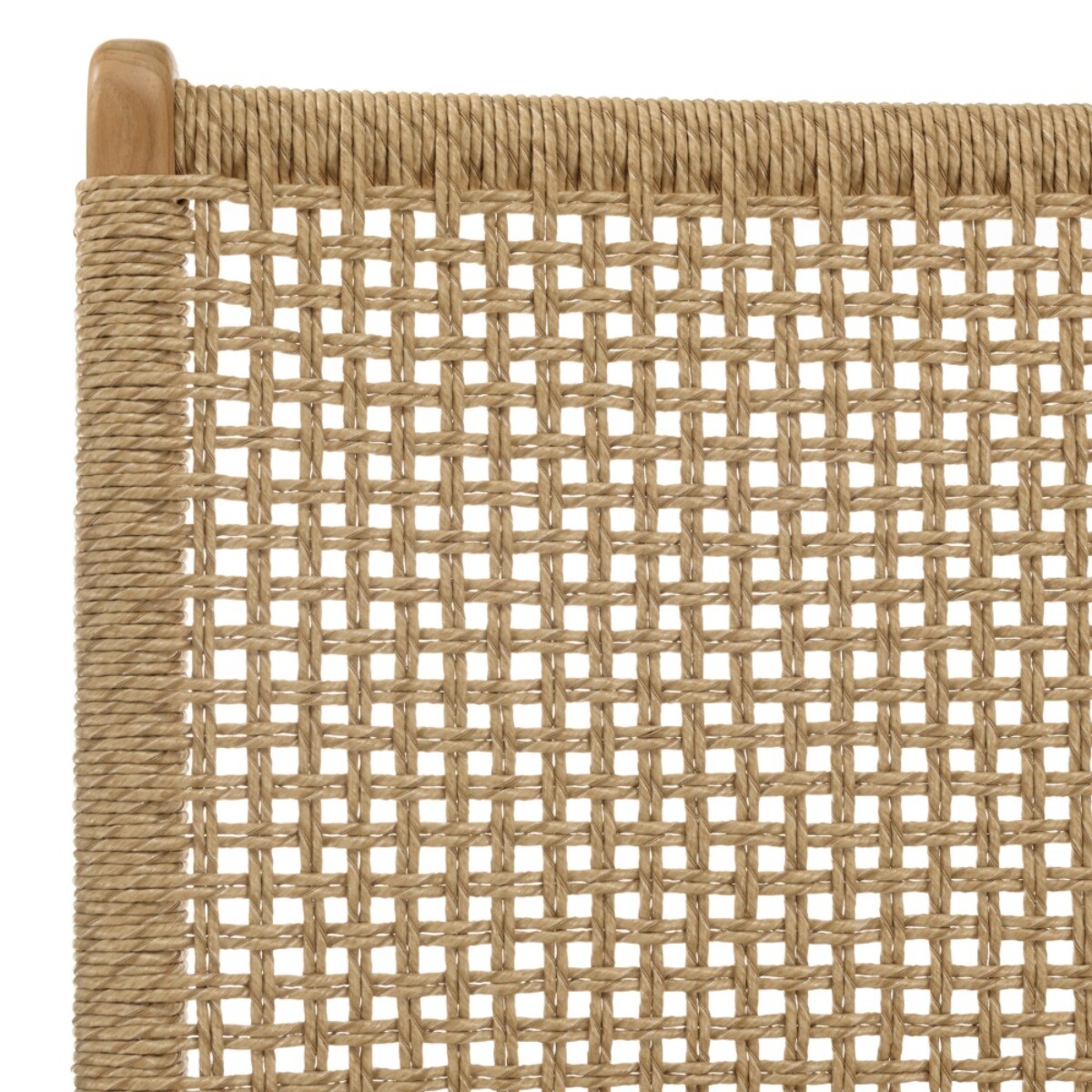 VALERIA - Ensemble de jardin en bois de teck recyclé rotin 2 personnes