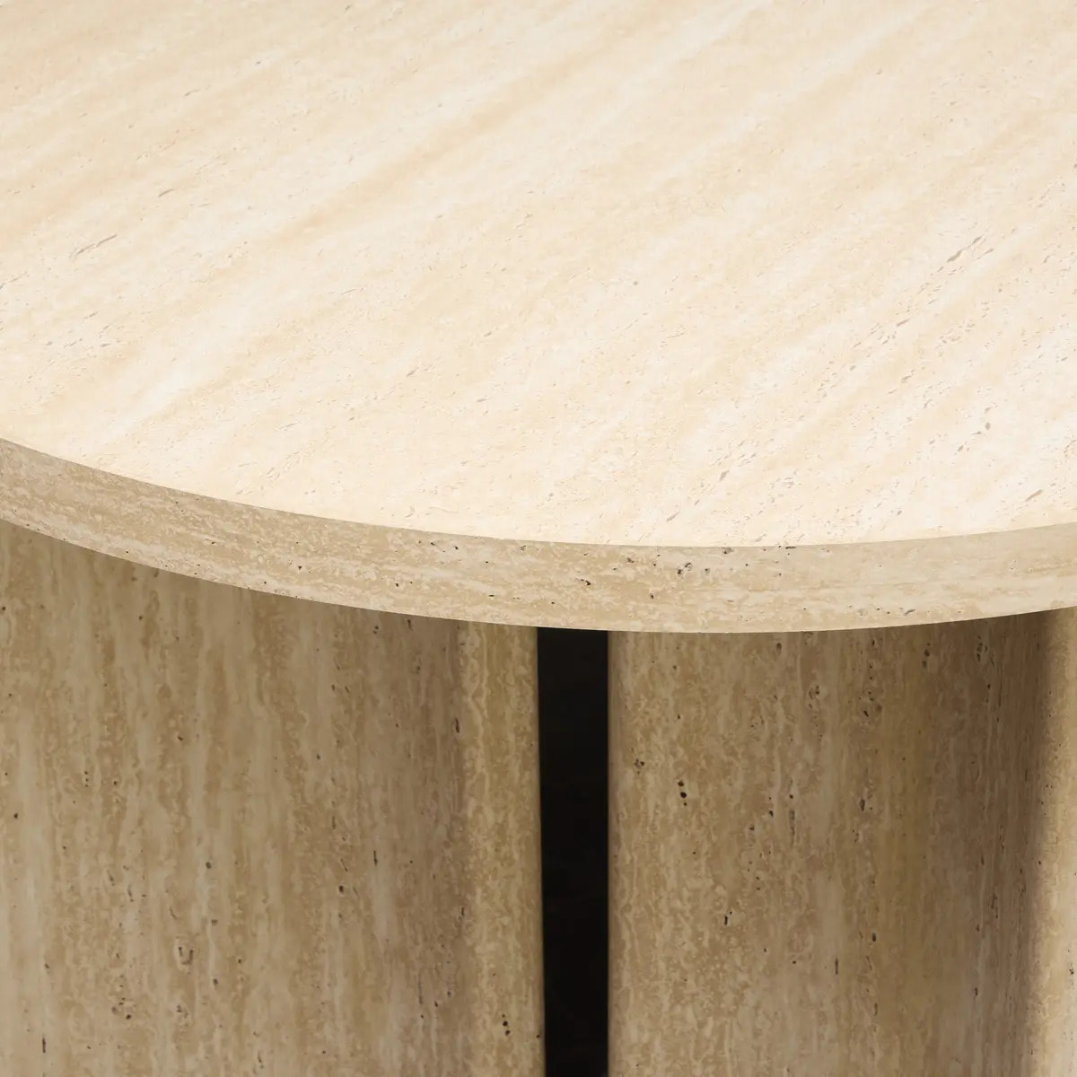 Table à manger extensible Tino ovale 6 à 8 places beige