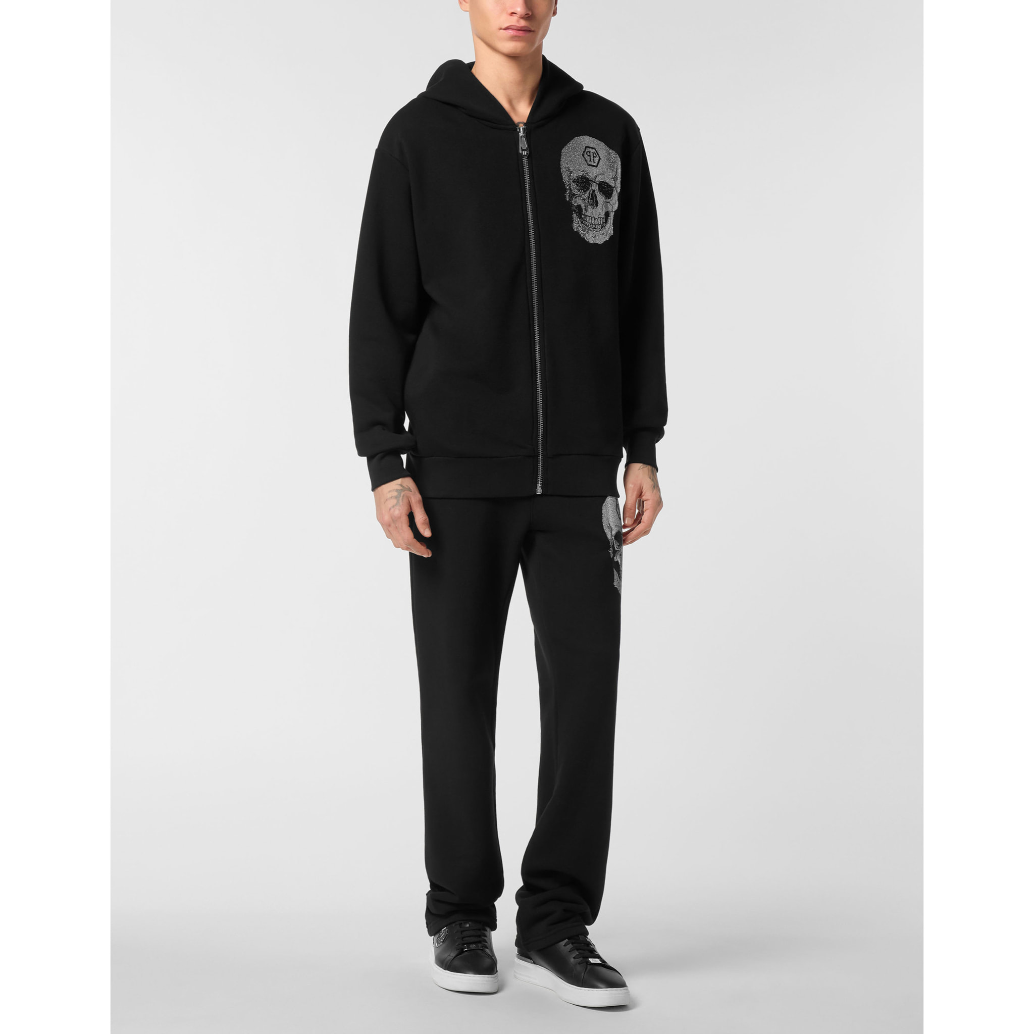 PHILIPP PLEIN Felpa con cappuccio SKULL
