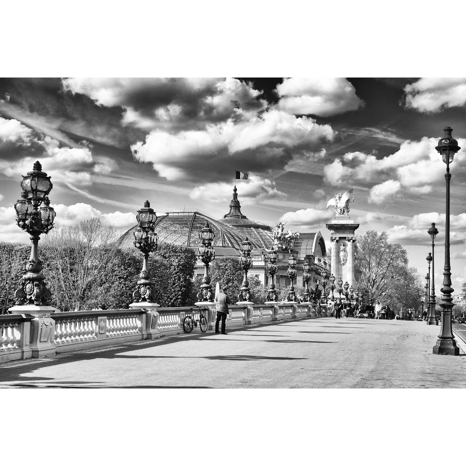 Tableau paris verrière du grand palais  Toile imprimée