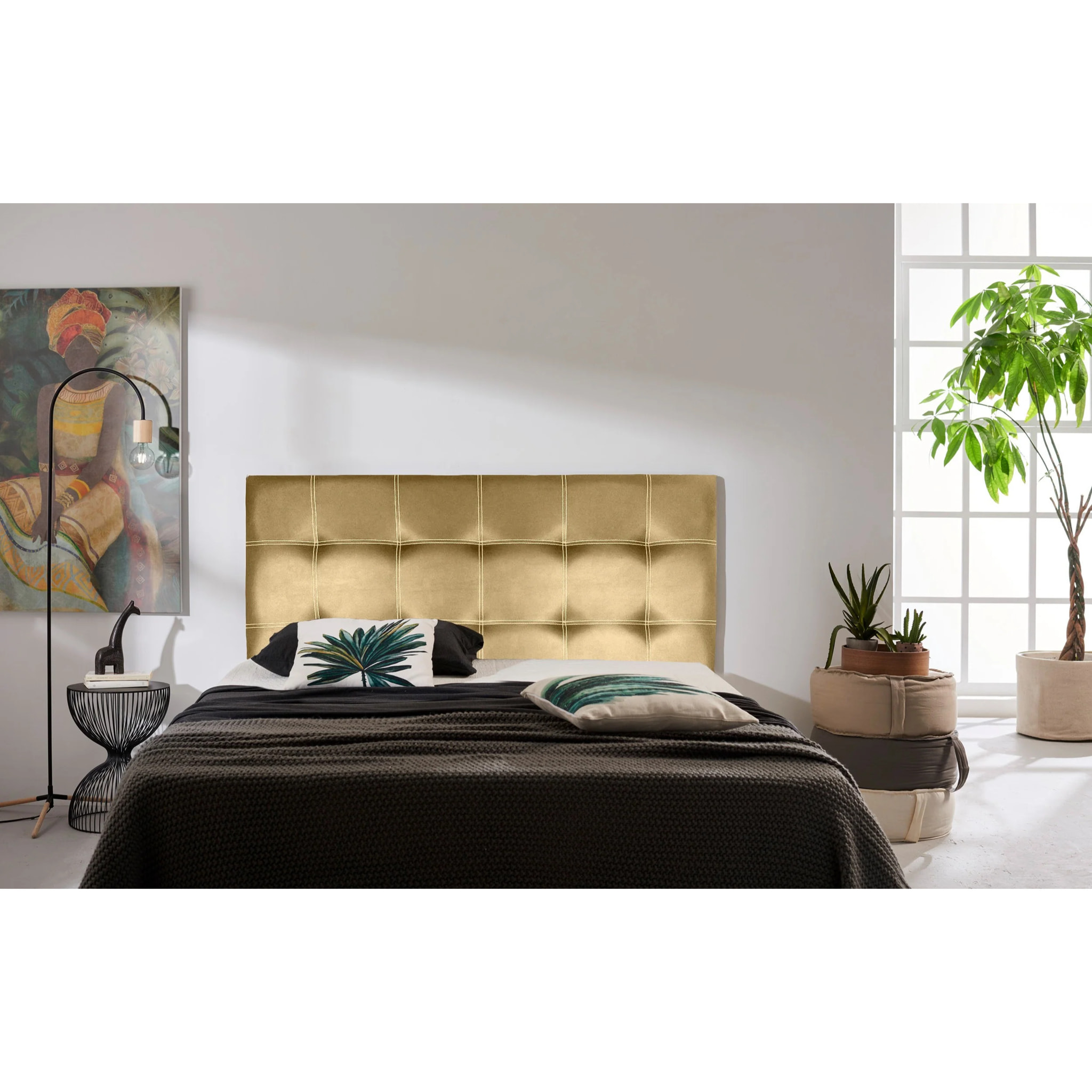 Cabecero Iris Polipiel Oro 220